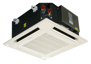 卡式四出風(fēng)吊項(xiàng)式風(fēng)機(jī)盤(pán)管-嵌入式天花機(jī)